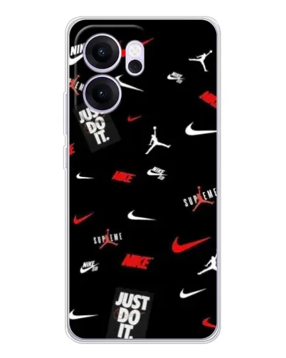 Чехол для OPPO Reno14 FS с картинкой «Nike Mix Pattern» Чехол для OPPO Reno14 FS с картинкой «Nike Mix Pattern»