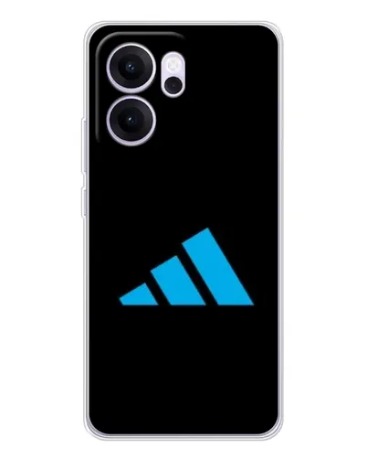 Чехол для OPPO Reno14 FS с картинкой «Adidas Cyan Logo» Чехол для OPPO Reno14 FS с картинкой «Adidas Cyan Logo»