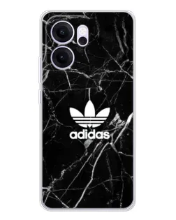 Чехол для OPPO Reno14 FS с картинкой «Белый мрамор Adidas»