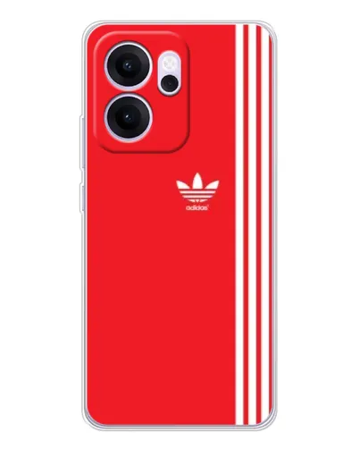 Чехол для OPPO Reno14 FS с картинкой «Красный минимализм Adidas» Чехол для OPPO Reno14 FS с картинкой «Красный минимализм Adidas»
