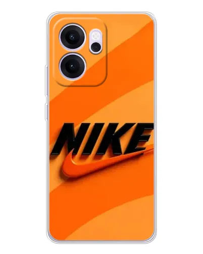 Чехол для OPPO Reno14 FS с картинкой «Оранжевый драйв Nike»