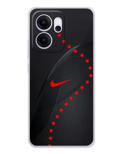Чехол для OPPO Reno14 FS с картинкой «Абстрактный дизайн Nike»