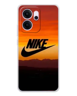 Чехол для OPPO Reno14 FS с картинкой «Nike — вечерний горизонт»