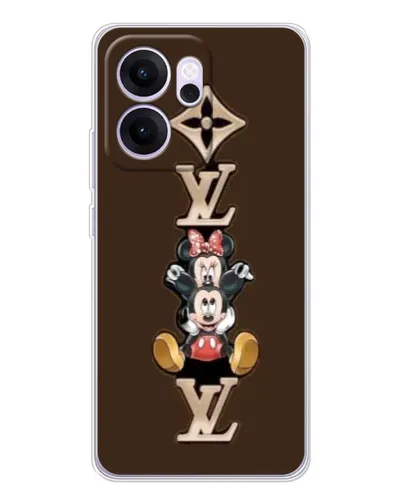 Чехол для OPPO Reno14 FS с картинкой «LV и Микки Маус»