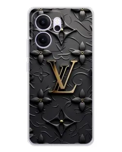 Чехол для OPPO Reno14 FS с картинкой «Кожаная текстура LV»