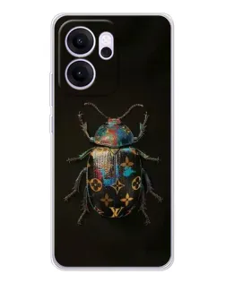 Чехол для OPPO Reno14 FS с картинкой «LV — мраморный принт»