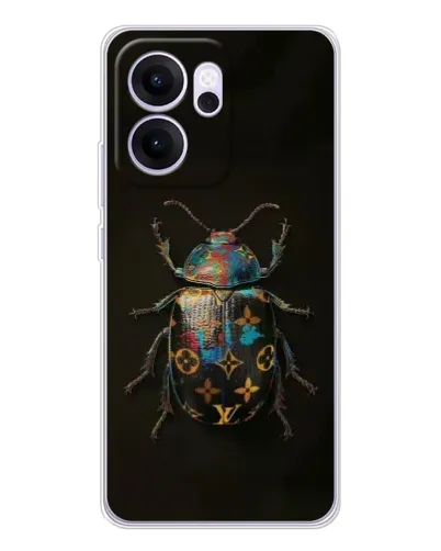 Чехол для OPPO Reno14 FS с картинкой «LV — мраморный принт»