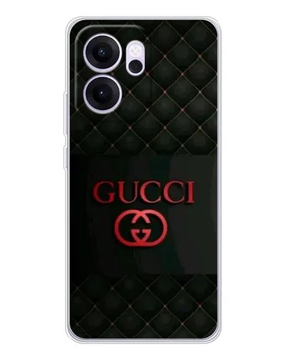 Чехол для OPPO Reno14 FS с картинкой «Gucci — стеганый черный»