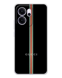 Чехол для OPPO Reno14 FS с картинкой «Gucci — строгая линия»