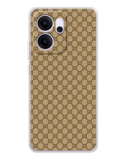 Чехол для OPPO Reno14 FS с картинкой «Gucci — классический беж»