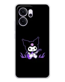 Чехол для OPPO Reno14 FS с картинкой «Электрическая Kuromi»
