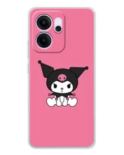 Чехол для OPPO Reno14 FS с картинкой «Хмурая Kuromi»