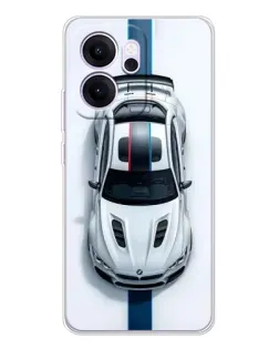 Чехол для OPPO Reno14 FS с картинкой «Вид сверху — BMW M»