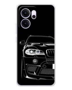 Чехол для OPPO Reno14 FS с картинкой «Темный силуэт BMW»
