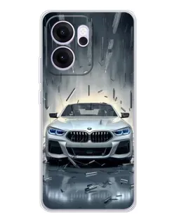 Чехол для OPPO Reno14 FS с картинкой «BMW в свете фар»