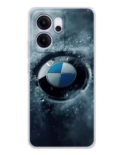 Чехол для OPPO Reno14 FS с картинкой «Логотип BMW — лед»