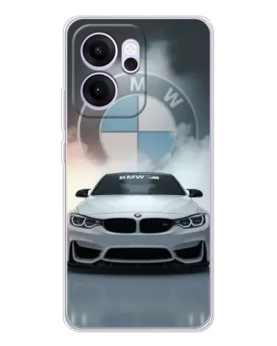 Чехол для OPPO Reno14 FS с картинкой «BMW в белом дыму» Чехол для OPPO Reno14 FS с картинкой «BMW в белом дыму»