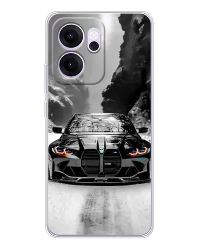 Чехол для OPPO Reno14 FS с картинкой «BMW — акварельный дрифт» Чехол для OPPO Reno14 FS с картинкой «BMW — акварельный дрифт»