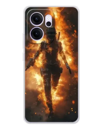 Чехол для OPPO Reno14 FS с картинкой «BMW — скорость в дожде» Чехол для OPPO Reno14 FS с картинкой «BMW — скорость в дожде»