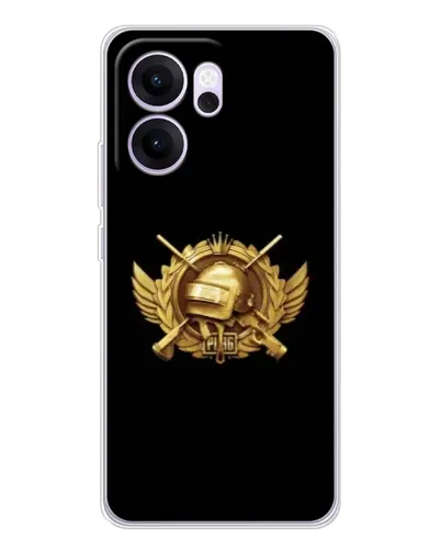 Чехол для OPPO Reno14 FS с картинкой «PUBG — оранжевый градиент» Чехол для OPPO Reno14 FS с картинкой «PUBG — оранжевый градиент»
