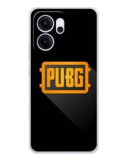 Чехол для OPPO Reno14 FS с картинкой «PUBG — рамка лого»
