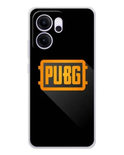 Чехол для OPPO Reno14 FS с картинкой «PUBG — рамка лого» Чехол для OPPO Reno14 FS с картинкой «PUBG — рамка лого»