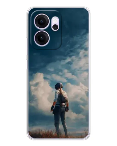 Чехол для OPPO Reno14 FS с картинкой «Герой PUBG на скале» Чехол для OPPO Reno14 FS с картинкой «Герой PUBG на скале»