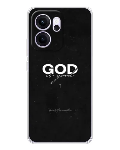 Чехол для OPPO Reno14 FS с картинкой «GOD — Бог над всем»