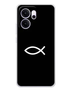Чехол для OPPO Reno14 FS с картинкой «Символ рыбы Jesus»
