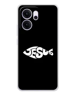 Чехол для OPPO Reno14 FS с картинкой «Рыба Jesus»