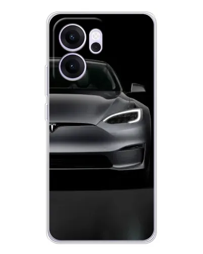 Чехол для OPPO Reno14 FS с картинкой «Tesla Model S Look»