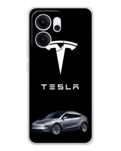Чехол для OPPO Reno14 FS с картинкой «Tesla Model Y»