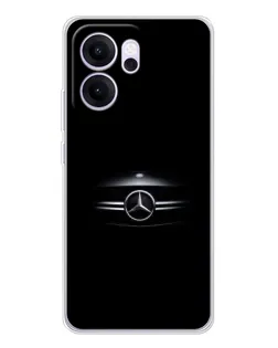 Чехол для OPPO Reno14 FS с картинкой «Mercedes — абстрактные линии»
