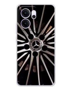 Чехол для OPPO Reno14 FS с картинкой «Диск Mercedes»