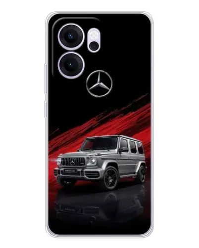 Чехол для OPPO Reno14 FS с картинкой «Mercedes G-Class красный»