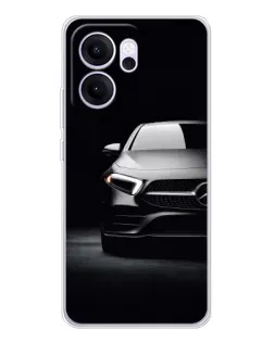 Чехол для OPPO Reno14 FS с картинкой «Свет фар Mercedes»