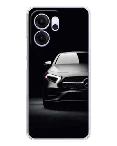 Чехол для OPPO Reno14 FS с картинкой «Свет фар Mercedes»