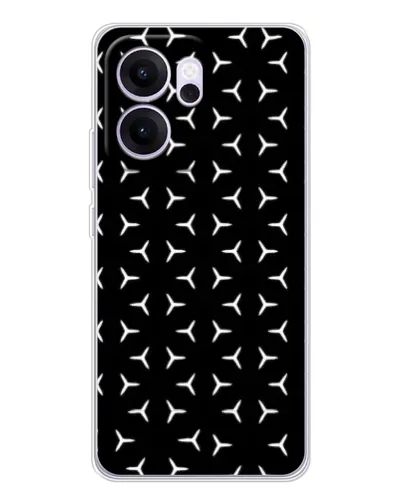 Чехол для OPPO Reno14 FS с картинкой «Mercedes паттерн звезд» Чехол для OPPO Reno14 FS с картинкой «Mercedes паттерн звезд»