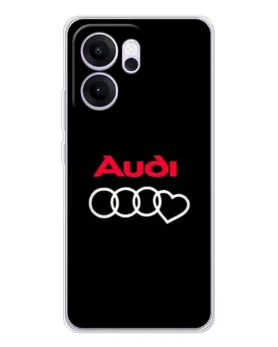 Чехол для OPPO Reno14 FS с картинкой «Логотип Audi Heart»
