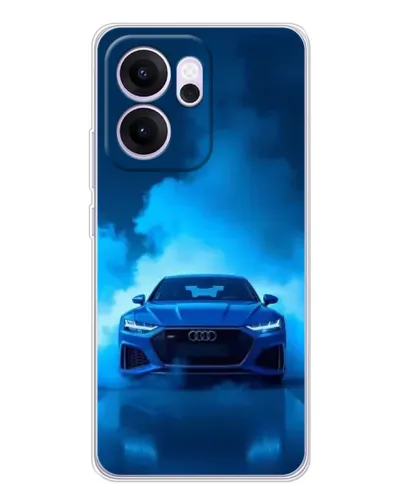 Чехол для OPPO Reno14 FS с картинкой «Audi — голубая энергия»