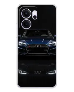 Чехол для OPPO Reno14 FS с картинкой «Audi — ночное отражение» Чехол для OPPO Reno14 FS с картинкой «Audi — ночное отражение»