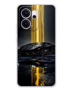 Чехол для OPPO Reno14 FS с картинкой «Ночной Lamborghini драйв»