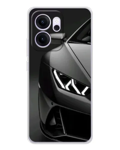 Чехол для OPPO Reno14 FS с картинкой «Lamborghini фары детализация»