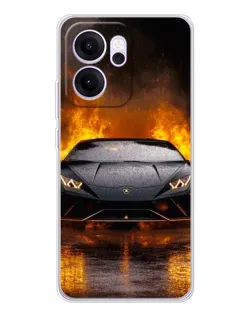 Чехол для OPPO Reno14 FS с картинкой «Lamborghini в огне» Чехол для OPPO Reno14 FS с картинкой «Lamborghini в огне»