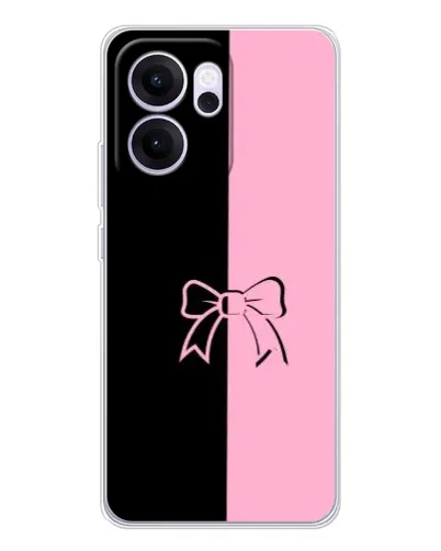 Чехол для OPPO Reno14 FS с картинкой «Половинки банта»