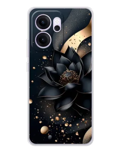 Чехол для OPPO Reno14 FS с картинкой «Черный лотос»
