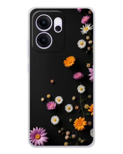 Чехол для OPPO Reno14 FS с картинкой «Цветочная композиция»