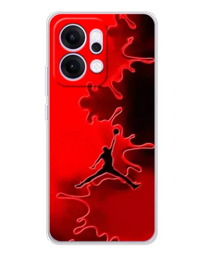 Чехол для OPPO Reno14 Pro с картинкой «Jordan Red Smoke» Чехол для OPPO Reno14 Pro с картинкой «Jordan Red Smoke»