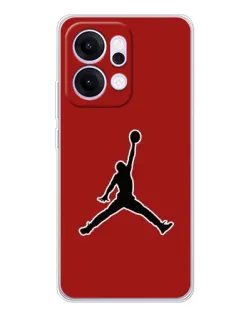 Чехол для OPPO Reno14 Pro с картинкой «Jordan Red Back»
