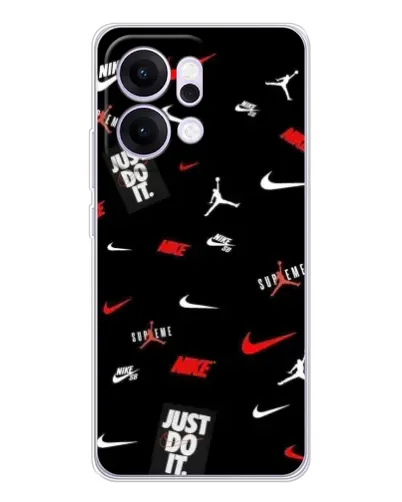 Чехол для OPPO Reno14 Pro с картинкой «Nike Mix Pattern» Чехол для OPPO Reno14 Pro с картинкой «Nike Mix Pattern»